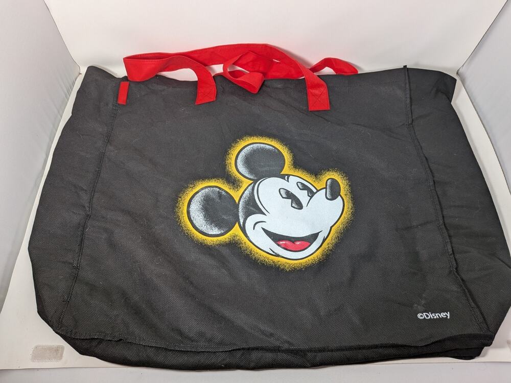 DISNEY Mickey Mouse Reusable Eco XL Gift Tote Bag Shopping- USED
